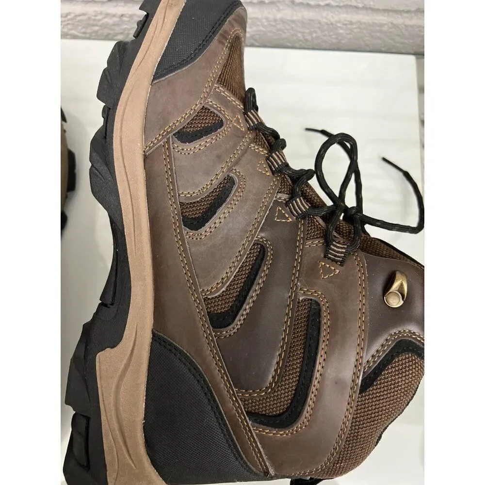 Eddie Bauer Fairmont Men Brown Waterproof Hiking Boots Size 11